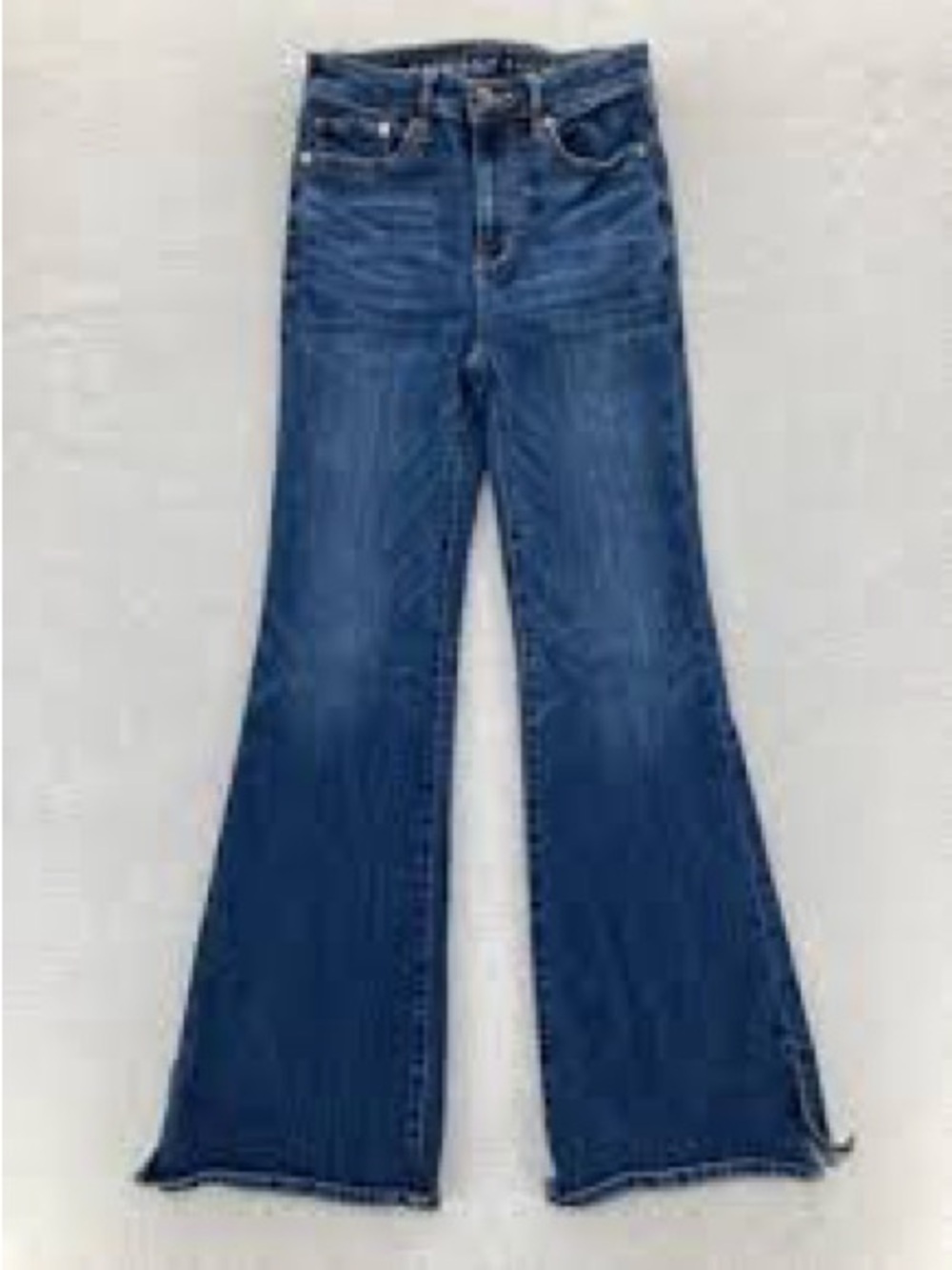 American Eagle Outfitters Indigo High-Rise Flared Jeans